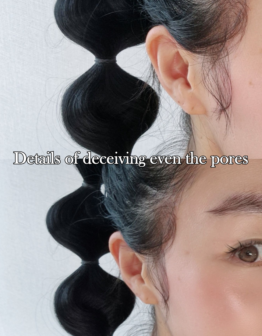 EdgeBabyHair™ - Sideburn Baby Hair Patch, Instant Face-Slimming & Natural Hairline Cover for Trendy Looks