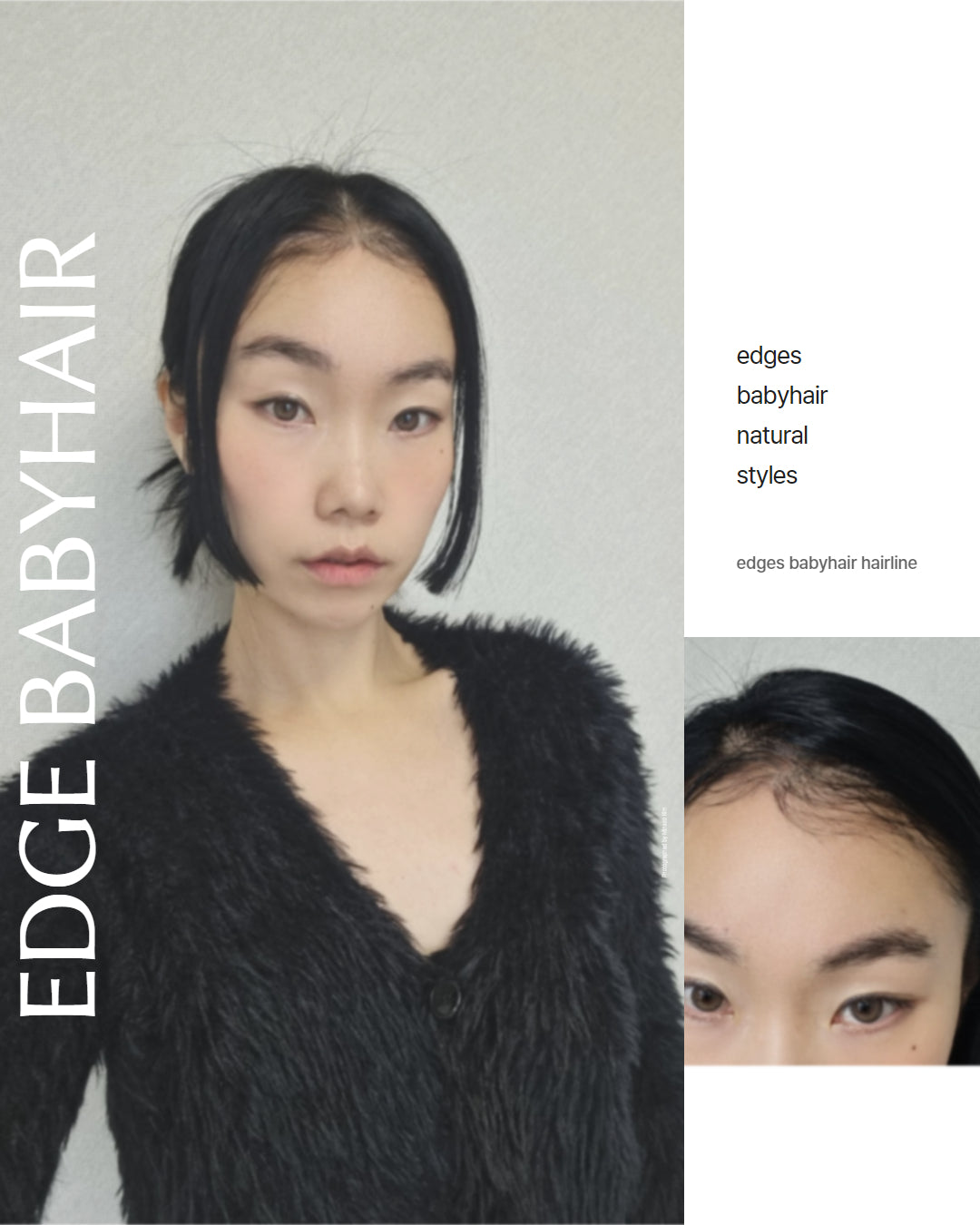 EdgeBabyHair™ - Natural Hairline Patch, Baby Hair Extensions for a Fuller Forehead (Hairline & Edges)