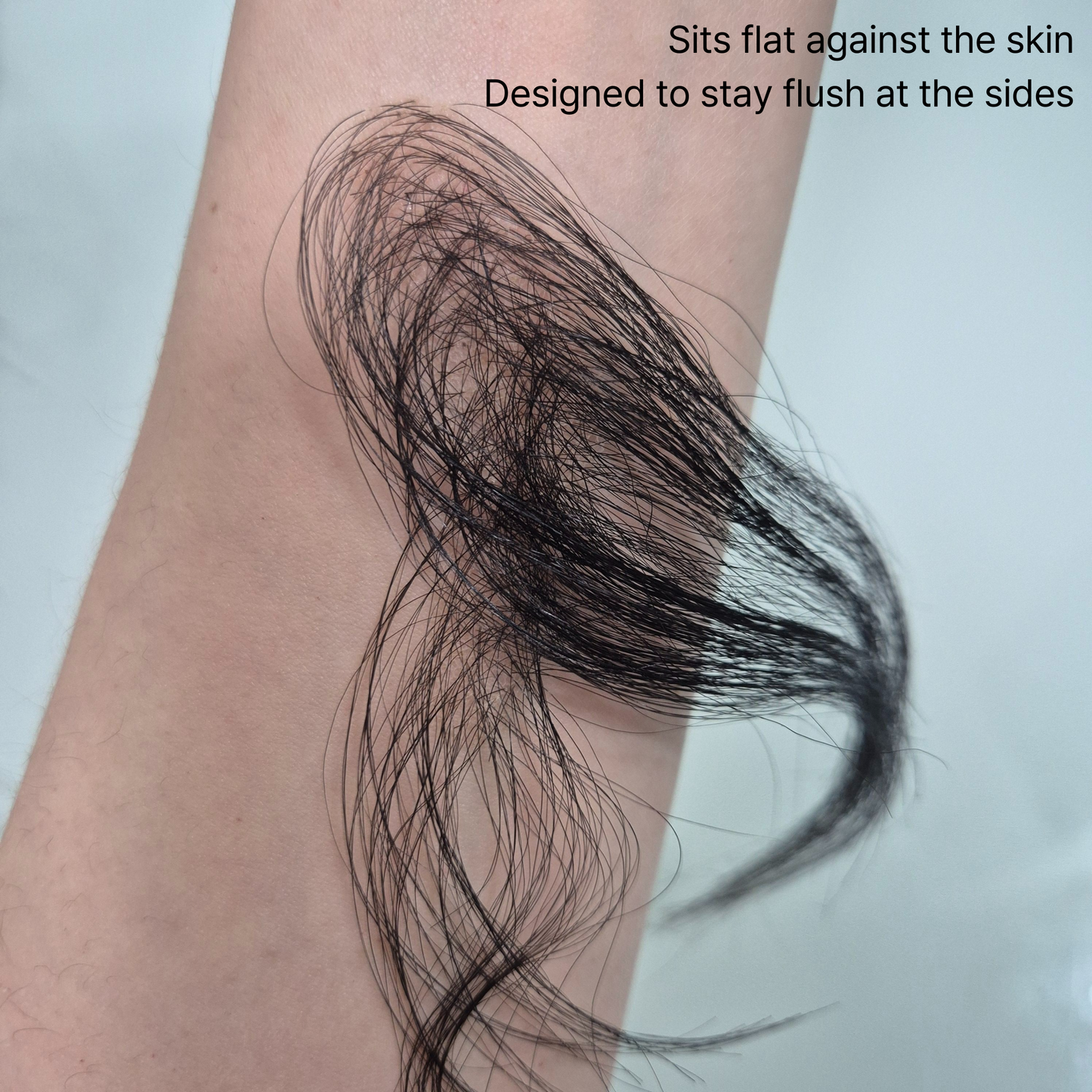 Seamless Invisible Knot Sideburn Patch – Professional Natural Hairline Edge