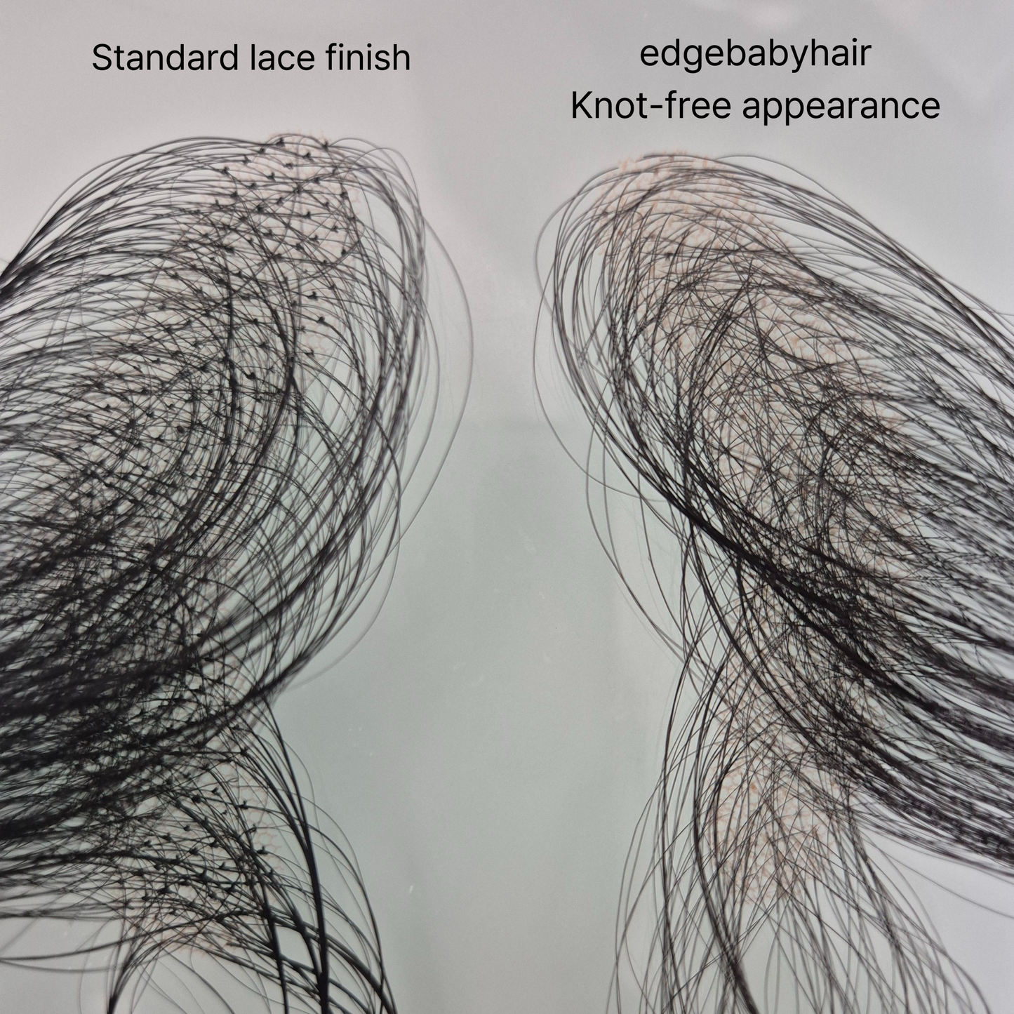 Seamless Invisible Knot Sideburn Patch – Professional Natural Hairline Edge