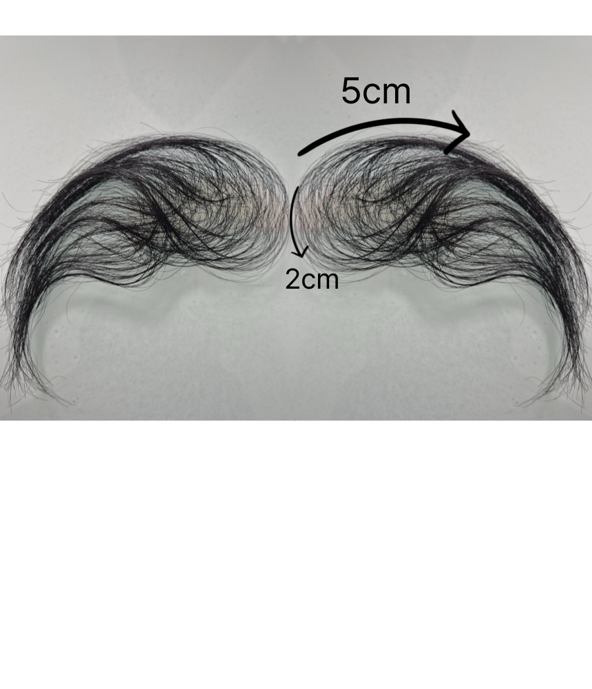 Natural Hairline Patch – No Black Dots, No Lace Shine